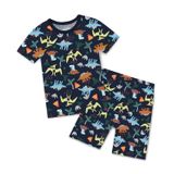 Pijamas Babee Reshinee Bamboo Viscose Toddler 4-5t Black Dinosaur