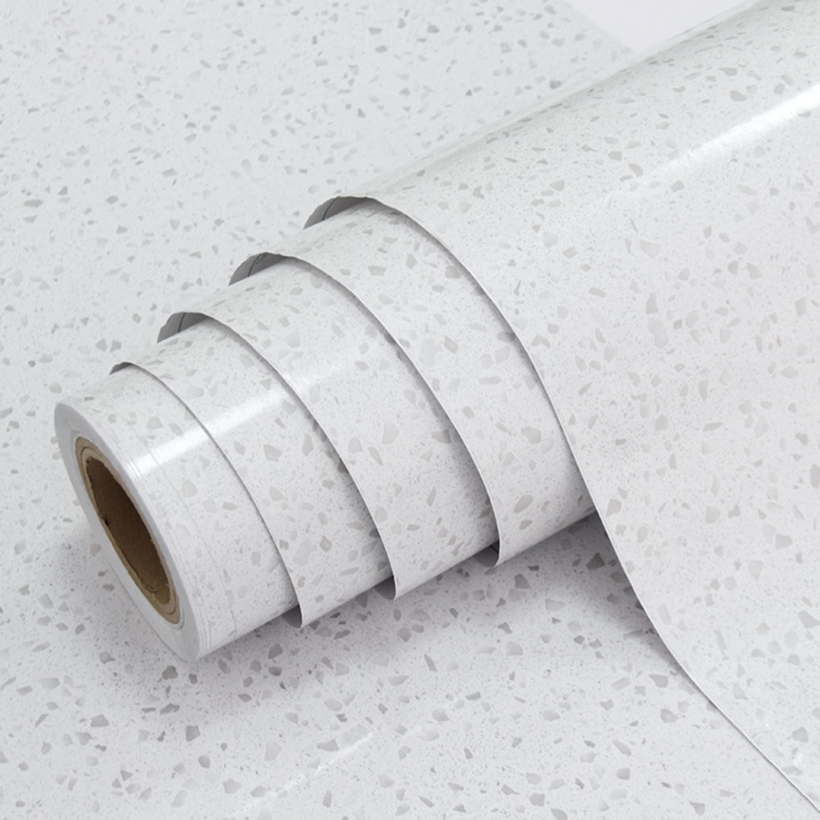 Papel De Parede Yancorp Grey Marble 60x300cm Autoadesivo