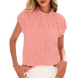 Blusas Casuais, Roupas Elegantes De Verão, Blusa Feminina Btfbm, Rosa