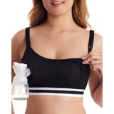 Sutiã Pumping Momcozy Hands Free Atualizado Ajustável Preto