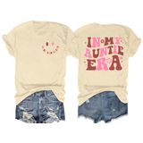 Camiseta Zylkor Auntie Para Mulheres Em My Auntie Era Family Outfit