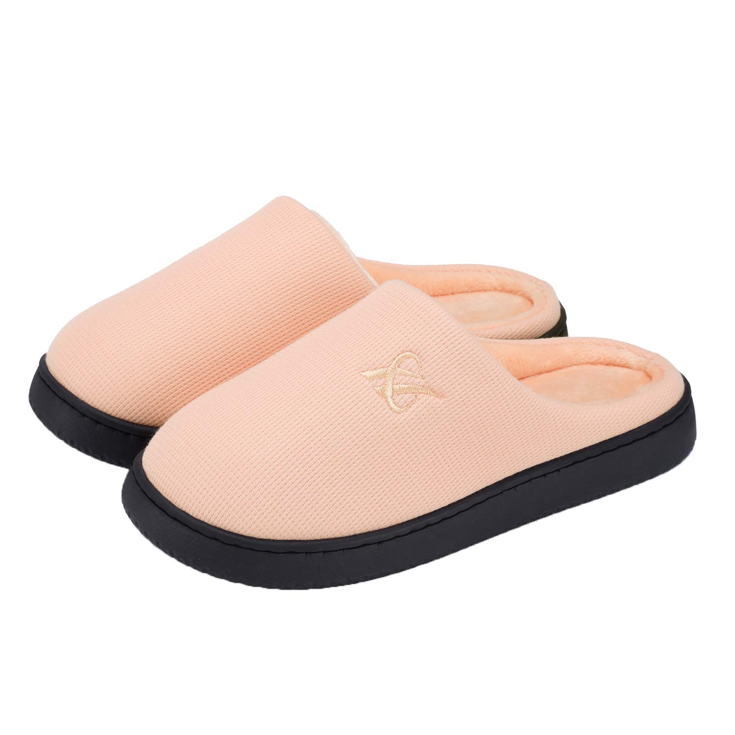 Chinelos Lander Memory Foam Para Mulheres E Homens Rosa/laranja