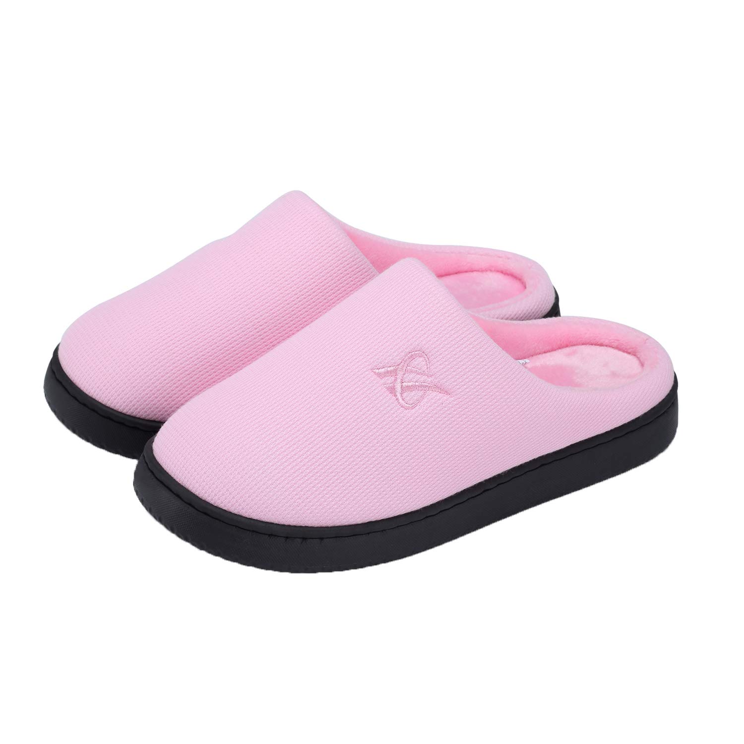 Chinelos Lander Memory Foam Para Mulheres E Homens Rosa