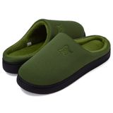 Chinelos Landeer Memory Foam Cotton Couple Olive Green