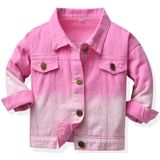 Jaqueta Jeans Cromoncent Kids Toddler Button Down Coat 4-5t