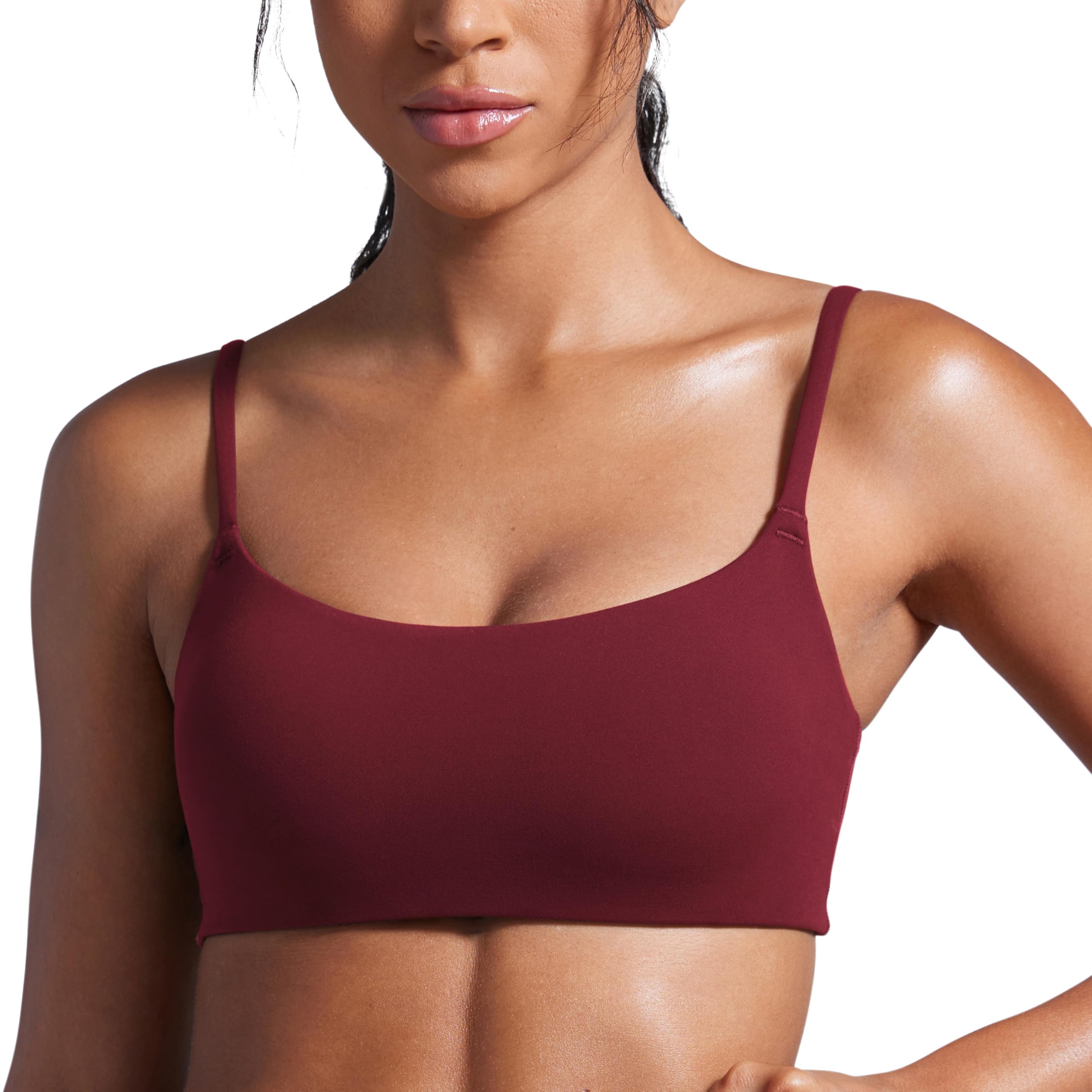 Sutiã Esportivo Crz Yoga Butterbreeze Com Gola Redonda Vermelho Merlot Tamanho L