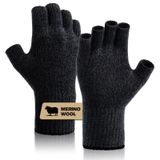Luvas Sem Dedos Sonoran Merino Wool Para Homens E Mulheres Xl