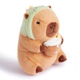 Almofada De Pelúcia Capivara Stuffed Animal Actrick Cute 30cm