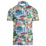 Camisa Polo De Golfe Winaiya Hawaii Dry Fit De Manga Curta Para Homens