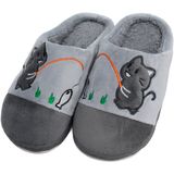 Pantufas Chinelo Gatinho Pelúcia Sapato De Inverno Infantil