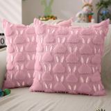 Capas De Travesseiro Dfxsz Easter 50x50cm, Conjunto De 2 Coelhos Brancos E Rosa
