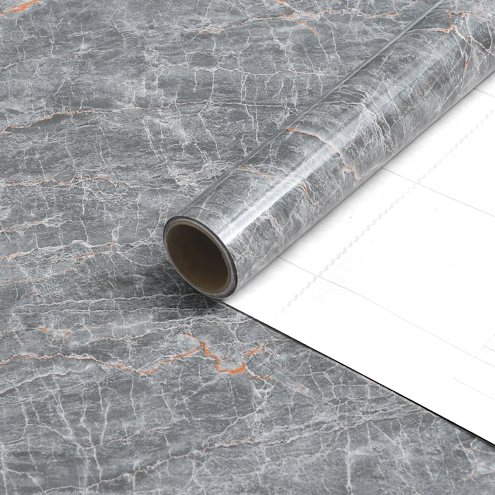 Papel De Parede Yancorp Granite Grey Contact Paper 40cmx10m