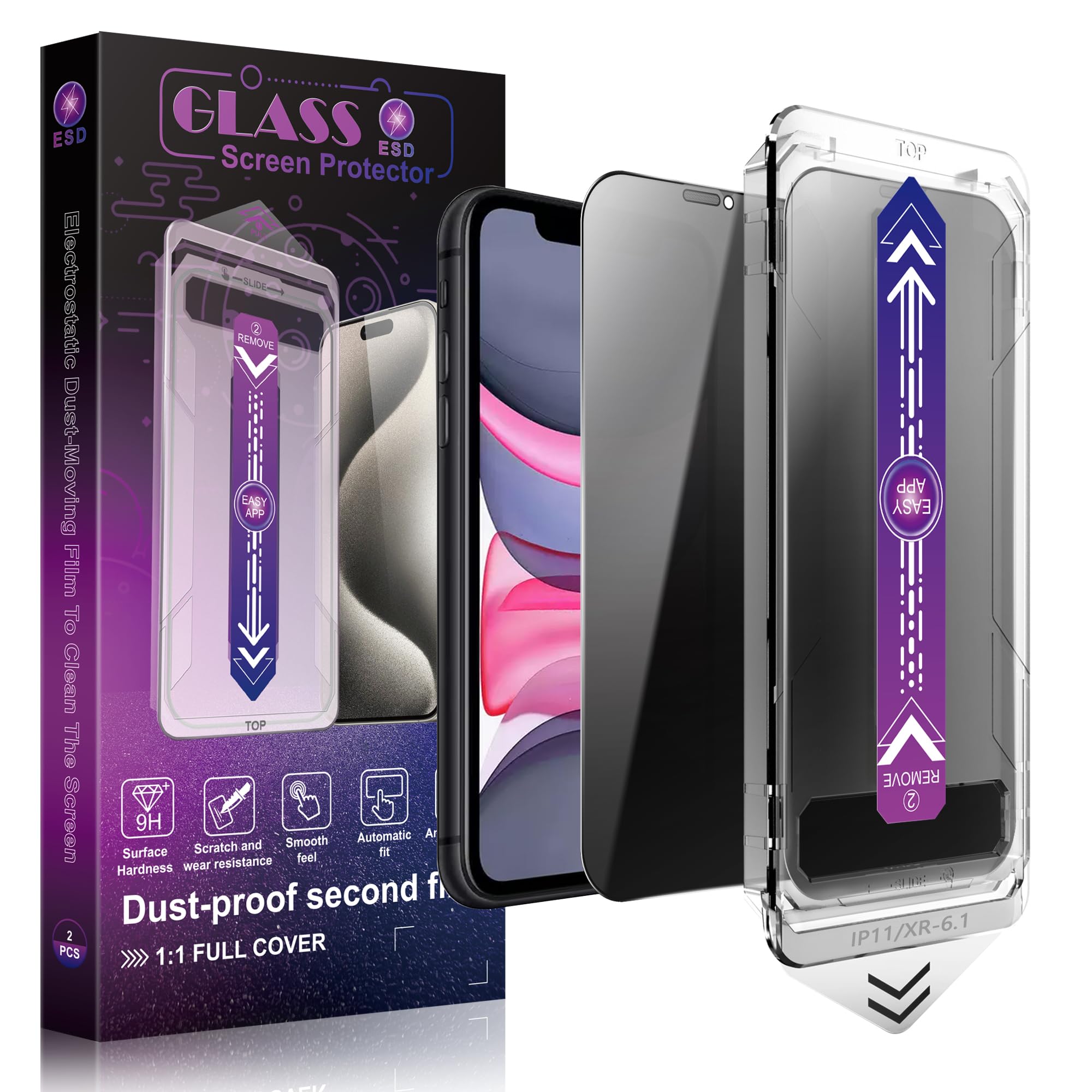 Protetor De Tela De Privacidade Shang Pin Jia Para Iphone 11/xr