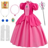 Fantasia De Princesa Mooedcoe Pink Para Meninas, Bebês E Crianças