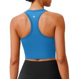 Sutiã Esportivo Pinspark Longline Athletic Blusa Feminina Azul M