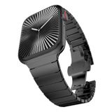 Pulseira De Relógio Chanchy Em Aço Inoxidável Para Apple Watch Series