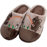 Pantufas Chinelo Gatinho Pelúcia Sapato De Inverno Infantil