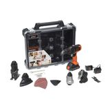 Jogo De Ferramentas Black &amp; Decker Matrix 20v Com 6 Cabeçotes Combinados Bivolt Mtx20k6a-br