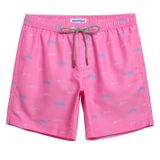 Calções De Banho Magic Quick Dry Swim Shorts Pink Shark Masculinos