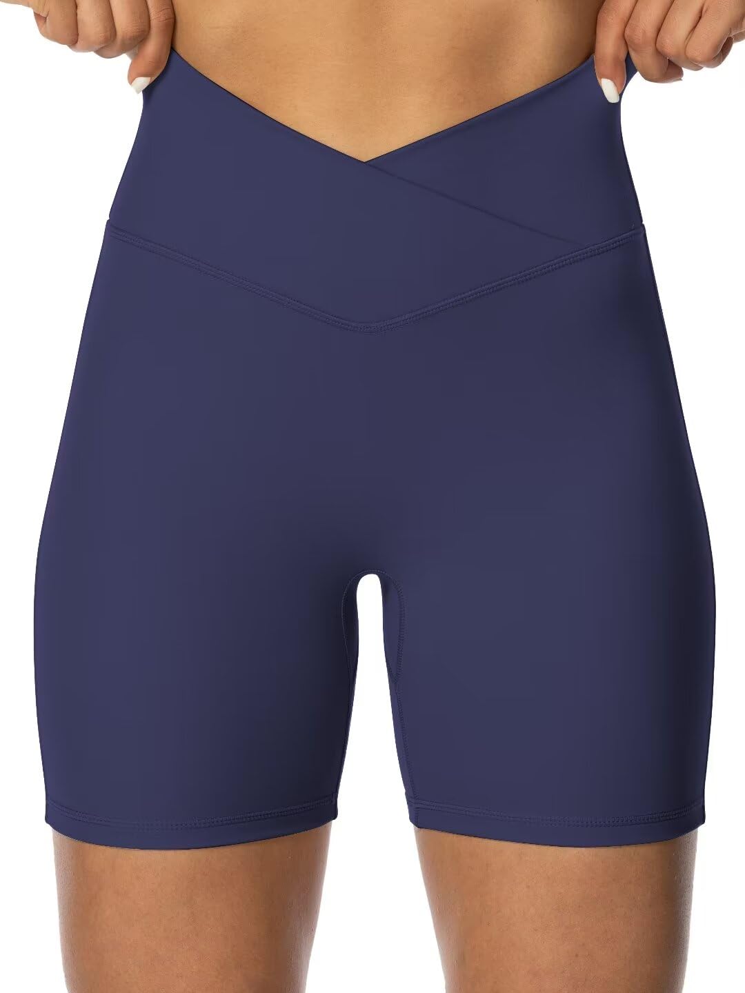 Shorts De Motociclista Sunzel Sunzfly Crossover Para Mulheres Em Azul Acinzentado