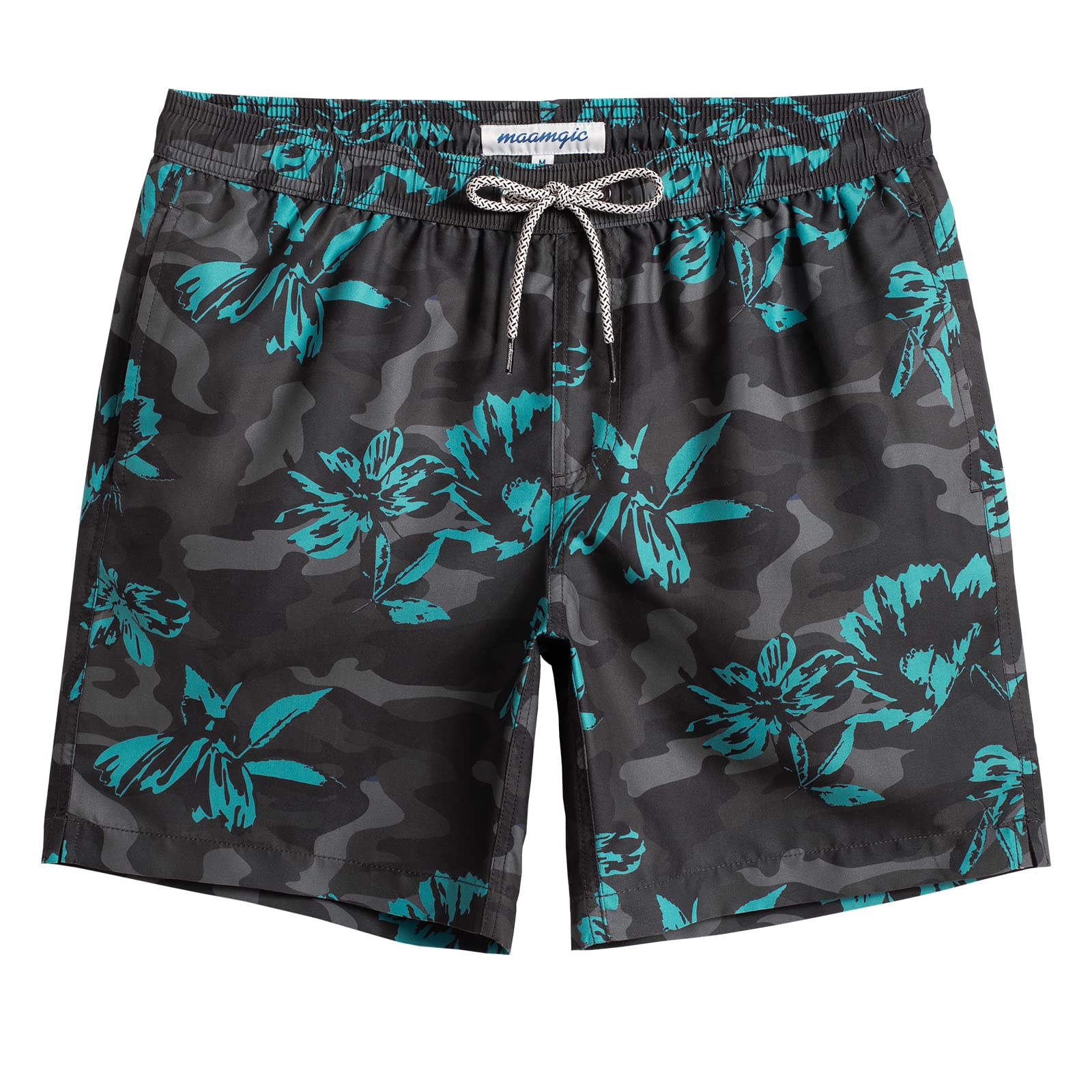 Swim Trunks Mamagic Quick Dry Swim Shorts Para Homens Cinza Escuro