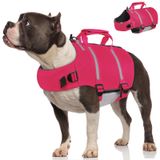 Colete Salva-vidas Para Cães Aofitee De Alta Flutuabilidade Para Cães Swimming Xs