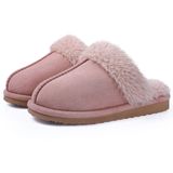 Chinelos Litfun Fuzzy Memory Foam Fluffy Winter Rosa Escuro