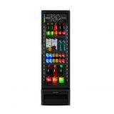 Cervejeira Metalfrio Optima 337l All Balck Slim 1 Porta 127v Vn28rh