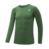 Camisa De Compressão Devoropa Youth Boys De Manga Comprida Verde L