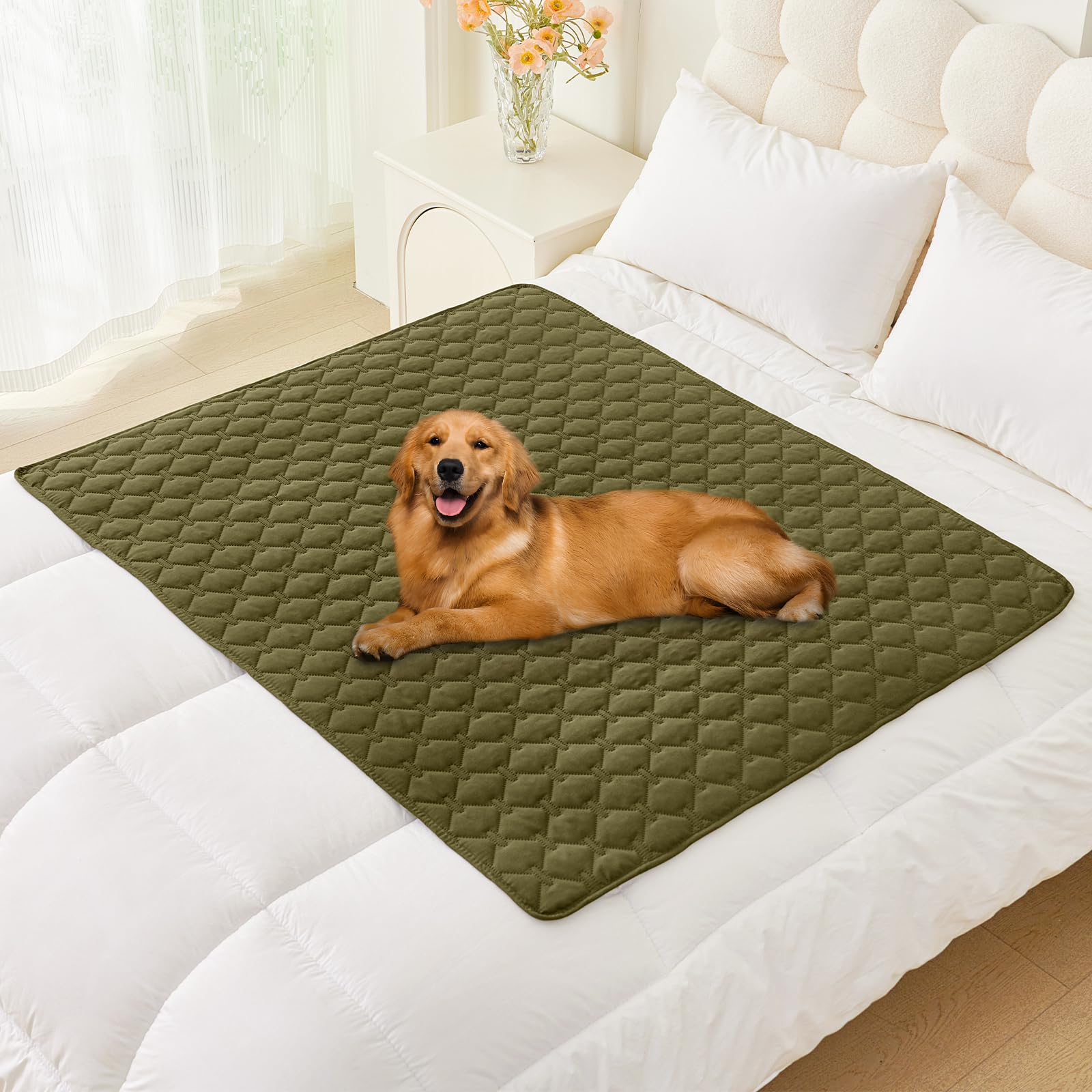 Cobertor Impermeável Para Cães Smiry Green/navy 100x125cm