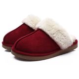 Chinelos Litfun Fuzzy Memory Foam Fluffy Winter Wine