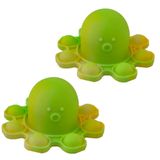 Fidget Toy Pop It Polvo Chaveiro Kit 2 Unidades Alivia Estresse Ansiedade Relaxante Mental