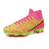 Chuteiras De Futebol Rdylbu Kids High Top Tênis Para Meninos E Meninas