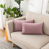 Capas De Almofada Decorativas Nini All Velvet 50 X 75 Cm, Rosa Empoeirado, Pacote Com 2