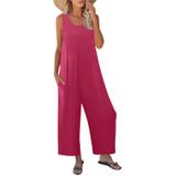 Macacão Regata Solto Casual Casual De Verão Da Romper Nfsion