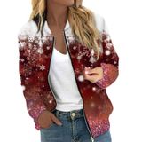 Jaqueta Jwnyjfb Christmas Snowman Print Feminina, Inverno 2024
