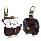 Capa Para Airpods 4 Kuytop Em Couro De Corpo Inteiro À Prova De Choque