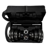 Kit Anilhas + Halteres Gallant Na Maleta 20kg Elite Cromado (gdb20r1a-pt)