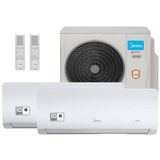 Ar Condicionado Multi Split Midea Xtreme Save18000 Btus2x9000 Quente E Frio Inverter220v38mbmba18m5
