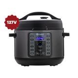 Panela De Pressão Elétrica Digital Gallant4l Gpp04 15 Funções Clique E Pronto Titanium 1000w 127v
