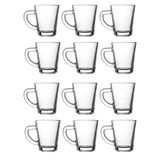 Jogo 12 Xícaras Café Vidro Casual 70ml Class Home