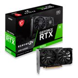 Placa De Vídeo Msi Rtx3050 Ventus 2x Oc 6gb Ram Gddr6 96 Bits - 912-v812-016