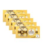 Kit 5 Bombom Ferrero Rocher 8 Unidades Cada