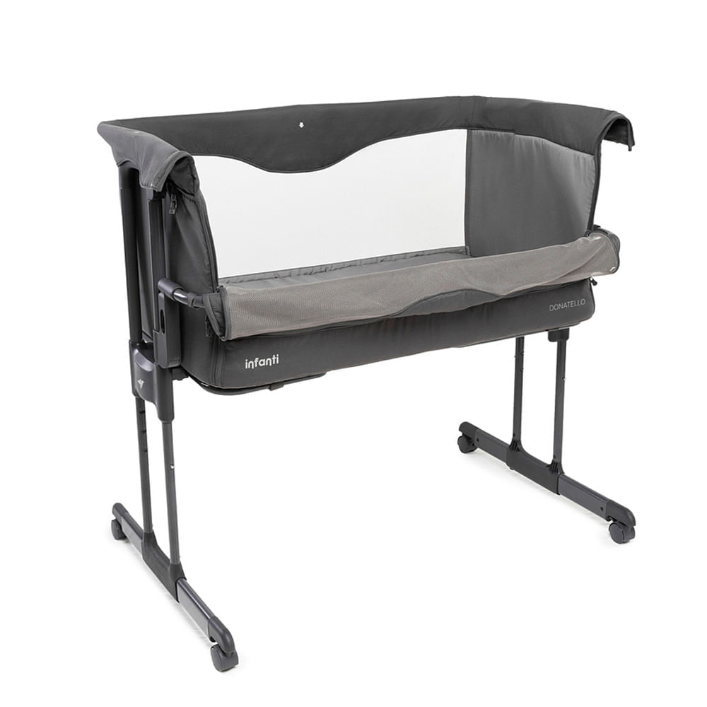Berço Portátil Cobed Donatello - Cinza Grafite