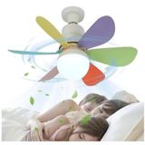 Super Ventilador Teto 3 Tom Luz 60w Bocal E27 Controle Pás-