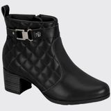 Bota Feminina Cano Curto Modare Salto Bloco Médio 7072.112.29292 - Preto - 38