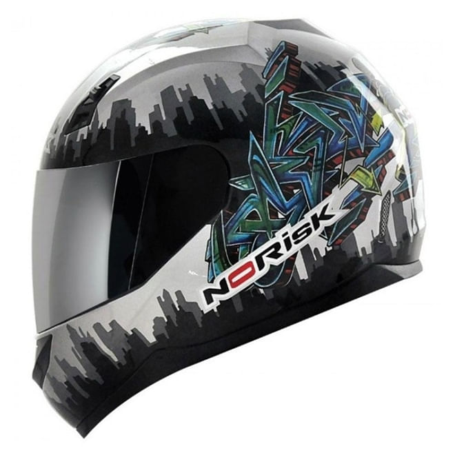 Capacete Norisk Ff391 Grafite Prata - Carrefour