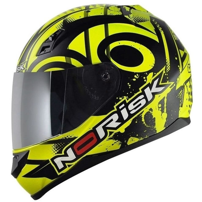Capacete Norisk Ff391 Grafiks Amarelo - Carrefour