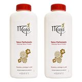 Pó De Talco Perfumado Maja Talco Perfumado 200g, Pacote Com 2
