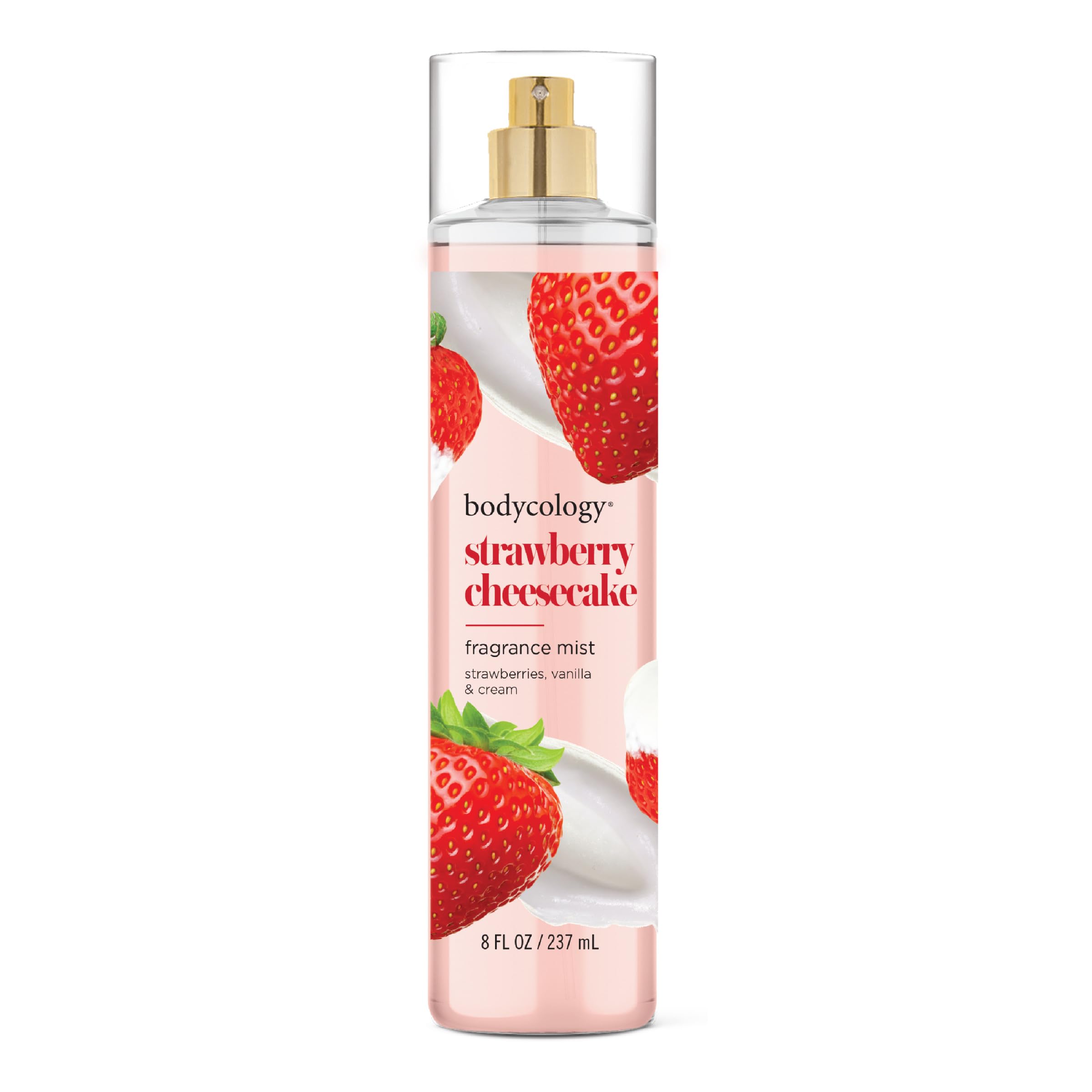 Cheesecake De Morango Body Mist Bodycology 240 Ml De Longa Duração